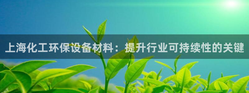 亿万先生现在的网址谁知道是真的：上海化工环保设备材料：提升行业可持续性的关键