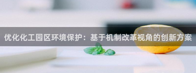 亿万先生客户端怎么下载：优化化工园区环境保护：基于机制改革视角的创新方案