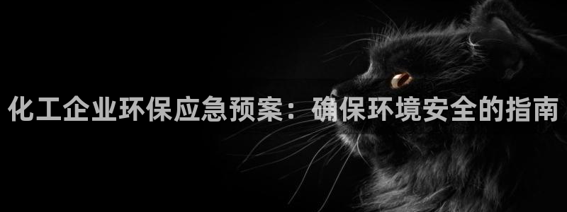 亿万手游平台官网入口：化工企业环保应急预案：确保环境安全的指南