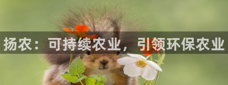 亿万先生007网页登录：扬农：可持续农业，引领环保农业