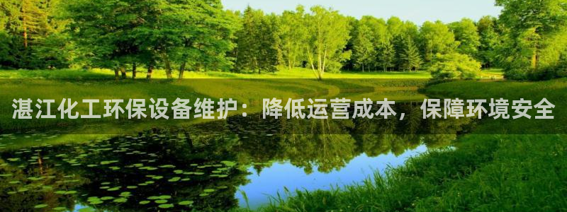 亿万手游官网：湛江化工环保设备维护：降低运营成本，保障环境安全