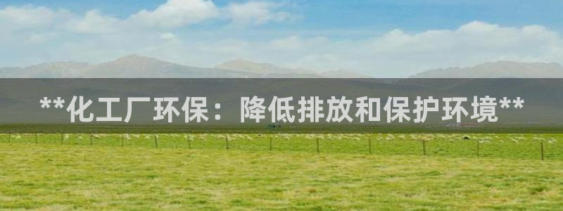 电影 亿万：**化工厂环保：降低排放和保护环境**