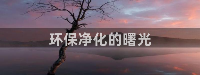 亿万先生网页版登录：环保净化的曙光