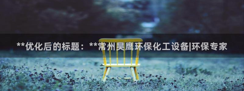 亿万先生合并：**优化后的标题：**常州昊鹰环保化工设备|环保专家