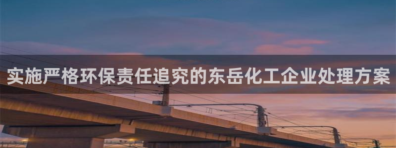亿万网络：实施严格环保责任追究的东岳化工企业处理方案