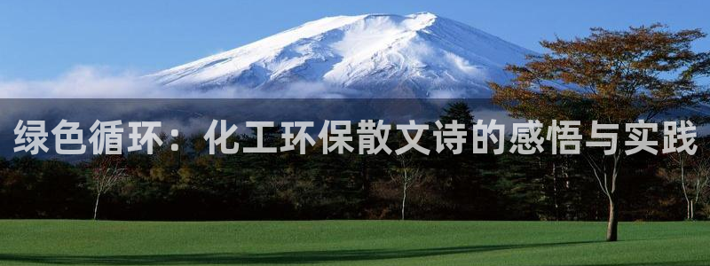 亿万先生充电桩：绿色循环：化工环保散文诗的感悟与实践