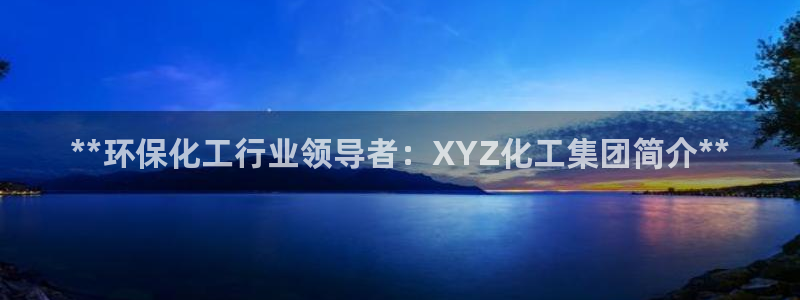 亿万首富手游：**环保化工行业领导者：XYZ化工集团简介**