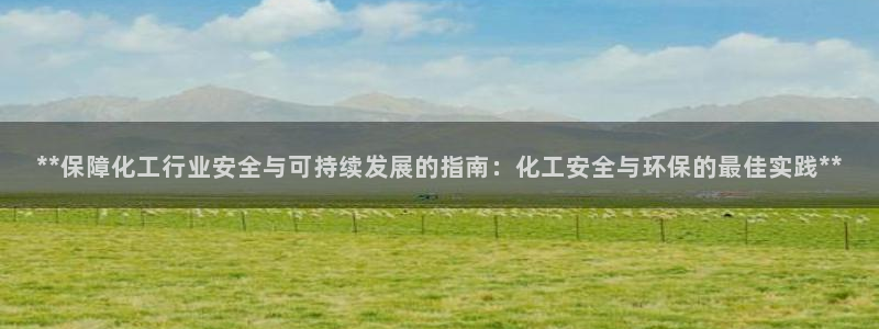 亿万第一季解说：**保障化工行业安全与可持续发展的指南：化工安全与环保的最佳实践**