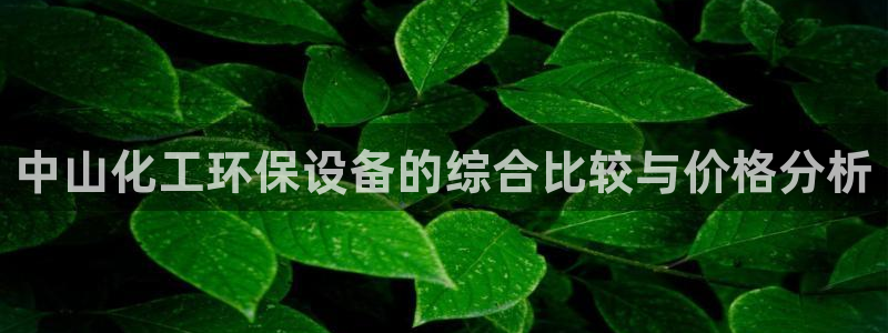 亿万第一季百科：中山化工环保设备的综合比较与价格分析