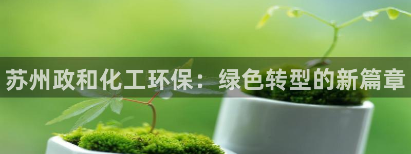 亿万先生007网页登录：苏州政和化工环保：绿色转型的新篇章